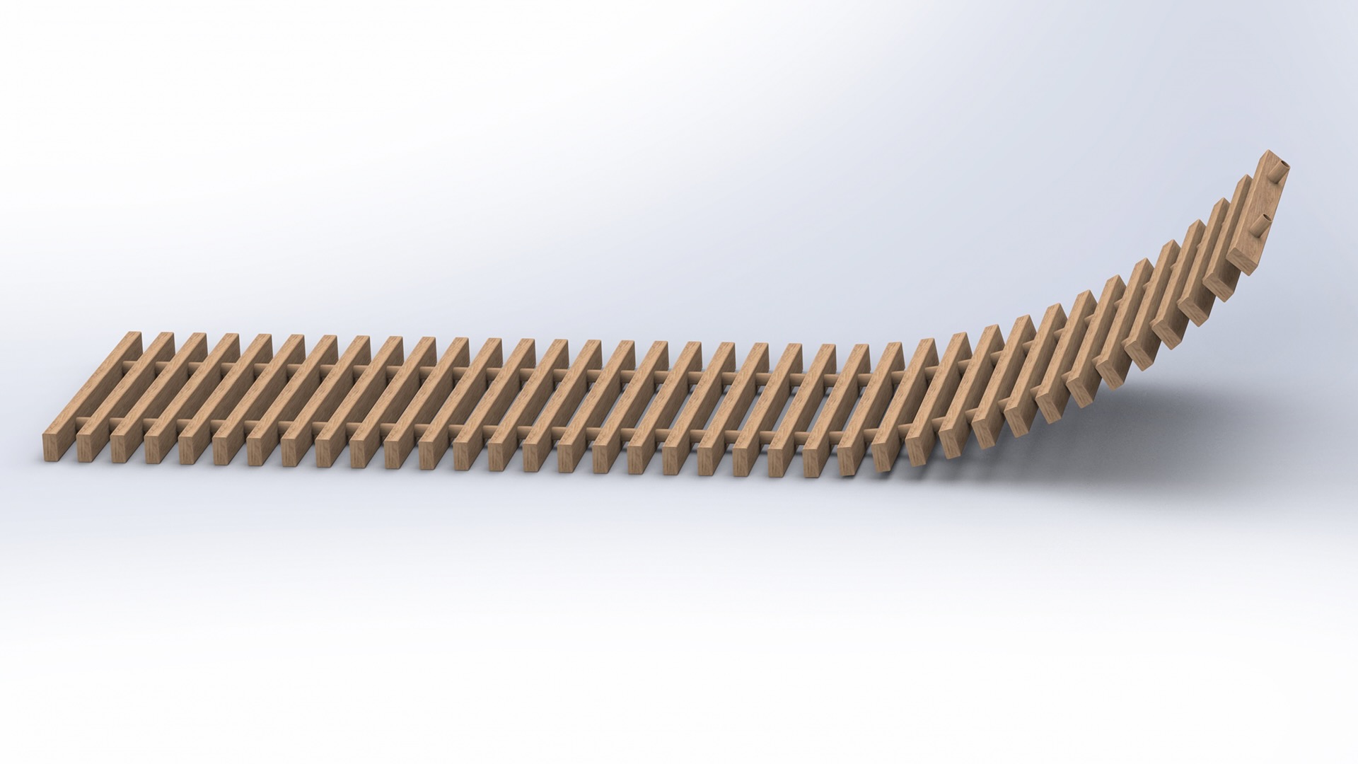 Boki pml mřížka 170mm / 900mm, dub (bez povrchové úpravy) - tmavý bronz