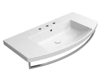 GSI NORM keramické umyvadlo 100x52cm, oblé, 3 otvory, bílá ExtraGlaze (2)