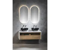 SAPHO MINOX oválné zrcadlo s LED osvětlením 50x100cm (3)