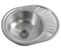 AQUALINE Nerezový vestavný dřez s odkapem 57x18x45cm (4)