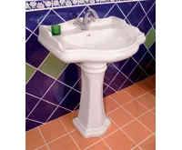 KERASAN RETRO keramické umyvadlo 69x52cm, bílá (7)