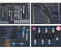 BGS Dílenský vozík, 8 zásuvek, se 263 nástroji (2)