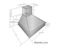 CATA Odsavač par EMPIRE KD 303090 (1)
