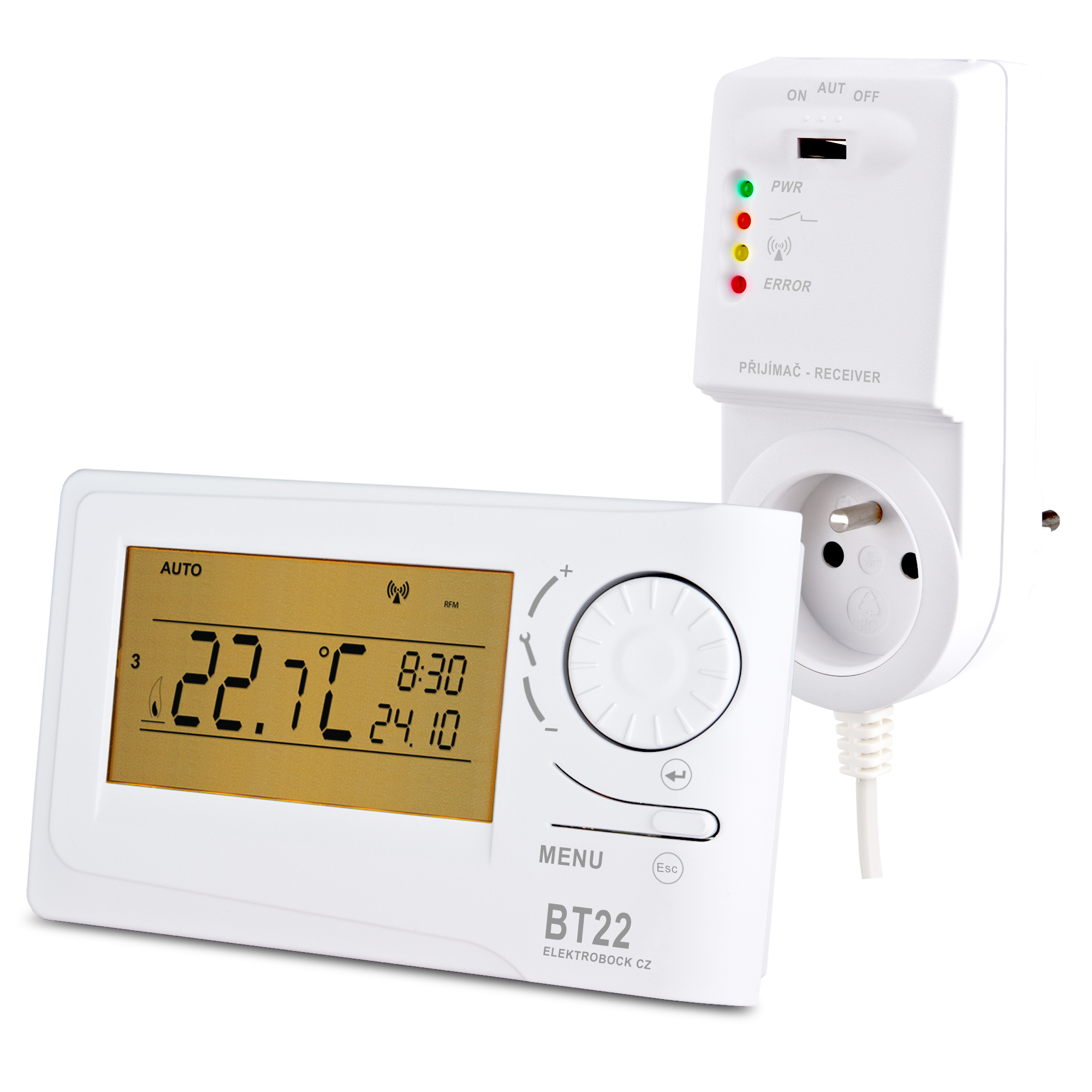 Elektrobock Bezdrátový pokojový termostat BT22 RF