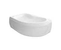 AQUALINE CIDLINA 150 vana 150x105x45cm, levá, bílá (1)