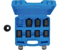 BGS Hlavice nástrčné silové šestihranné, 20 mm (3/4"), 22 - 38 mm, 8dílná (3)