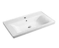 AQUALINE SAVA 80 keramické umyvadlo nábytkové 80x46cm, bílá AQUALINE SAVA 80 keramické umyvadlo nábytkové 80x46cm, bílá