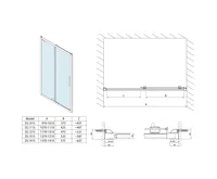 POLYSAN LUCIS LINE sprchové dveře 1100mm, čiré sklo (9)