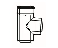 ALMEVA LIK T-kus spojovací 60/100