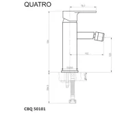 CROSS baterie bidetová bez výpustě (1)