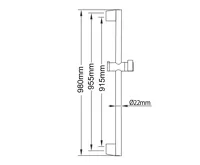 SAPHO AMY sprchová souprava, posuvný držák 980mm, hadice 1500mm, chrom (5)