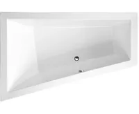 POLYSAN TRIANGL L SLIM asymetrická vana 180x120x50cm, bílá (3)