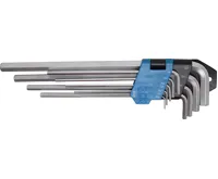 BGS Klíče imbus 1,0 - 10,0 mm, dlouhé, 9 dílů v poř.