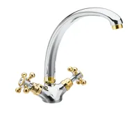 SAPHO ANTEA stojánková dřezová baterie, výška 265mm, chrom/zlato SAPHO ANTEA stojánková dřezová baterie, výška 265mm, chrom/zlato