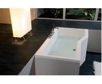 POLYSAN VERSYS L asymetrická vana 160x84x70x47cm, bílá (6)