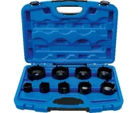 BGS Sada klíčů na matice se zářezy | vnější čep | KM4 - KM12 | 9 dílná (1)