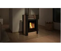 HS Flamingo Krbová kamna AQUAFLAM VARIO ® LEND 11kW krémová (teplovzdušná verze) (18)