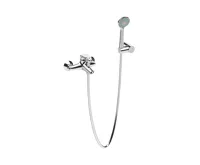 DEEP BY JIKA Vanová nástěnná baterie se sprchovým příslušenstvím, Chrom 3211U70041311