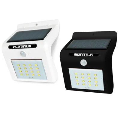Platinium Nástěnné solární LED světlo s detektorem pohybu