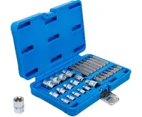 BGS Bity T-profil, hlavice E-profil 1/4" + 3/8", 30 dílů (1)