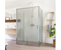 LIMA Sprchový kout, obdélník, 80x100x80x190 cm, chrom ALU, sklo Point LIMA Sprchový kout, obdélník, 80x100x80x190 cm, chrom ALU, sklo Point