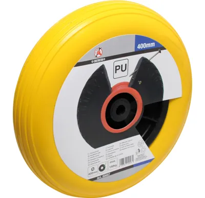BGS Kolo pro kolečko, PU, žluté, 400 mm