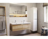 Mailo, koupelnová skříňka, bílá, 1 zásuvka, 810x470x480 mm (10)