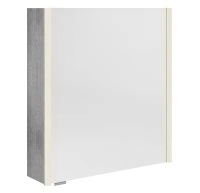SAPHO ALIX galerka s LED osvětlením 66x70x17,5cm, levá/pravá, dub stříbrný