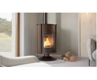 HS Flamingo Krbová kamna MASTERFLAMME ® Grande II, hnědá - sametová (13)