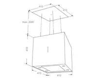 CATA Odsavač par EMPIRE VIP LD 601040 + DÁLKOVÉ OVLÁDÁNÍ (1)