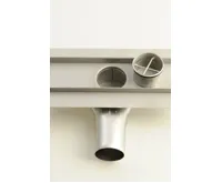 GELCO MANUS QUADRO nerezový podlahový žlab s roštem, L-1050, DN50 (8)