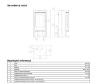 ABX Baltik 4 Krbová kamna - šedý plech | AKCE Zdravá láhev 0,7l (1)