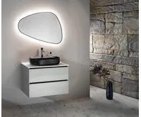 ISVEA INFINITY OVAL keramické umyvadlo na desku, 60x40cm, černá mat (3)