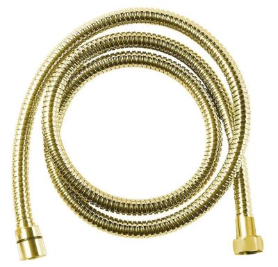 SAPHO POWERFLEX kovová sprchová hadice, 175cm, zlato