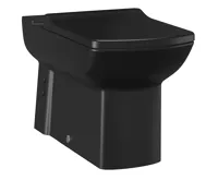 CREAVIT LARA WC mísa pro kombi, spodní/zadní odpad, 35x64cm, černá mat