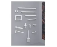 GEDY PIRENEI pevný držák ručníků 410mm, bílá mat (1)