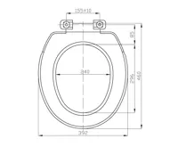 AQUALINE HELENA WC sedátko, bílá (6)