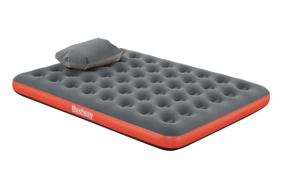Bestway air bed roll relax twin dvoulůžko oranžová 152 x 203 x 22 cm 67703