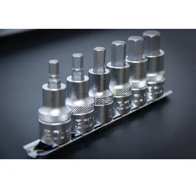 BGS Hlavice zástrčné 1/2" pro imbus 6-14 mm, sada 6 dílů