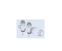 Radik armatura HM přímá - chromová termostatická hlavice