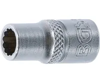 BGS Hlavice nástrčná dvanáctihranná, 6,3 mm (1/4"), 1/4"