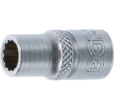 BGS Hlavice nástrčná dvanáctihranná, 6,3 mm (1/4"), 1/4"