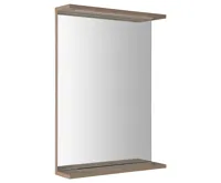 AQUALINE KORIN STRIP zrcadlo s LED osvětlením 50x70x12cm, dub platin AQUALINE KORIN STRIP zrcadlo s LED osvětlením 50x70x12cm, dub platin
