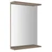 AQUALINE KORIN STRIP zrcadlo s LED osvětlením 50x70x12cm, dub platin