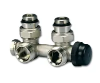 HM ventil - pro středové připojení 1/2&quot; x 3/4&quot; EK - rohové