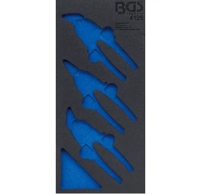 BGS Vložka do dílenského vozíku 1/3, prázdná, pro BGS 4125