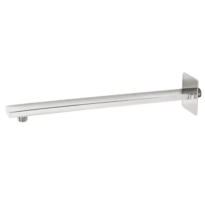 NOVASERVIS Rameno pevné sprchy hranaté ze stěny 400 mm chrom - RAM405,0