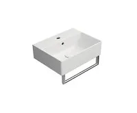 GSI KUBE X keramické umyvadlo 45x35cm, broušená spodní hrana, bílá mat (1)