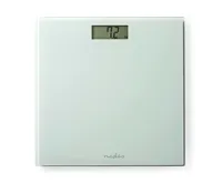 Digitální osobní váha s max. nosností 150kg, tvrzené sklo, bílá (6)
