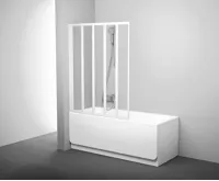 Ravak Vanová zástěna VS5 bílá+rain Ravak Vanová zástěna VS5 bílá+rain